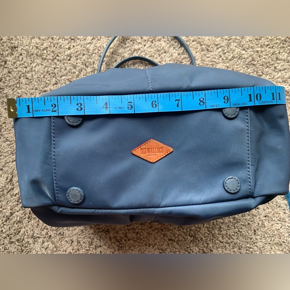 MZ WALLACE Mayfair Beaford Moonstone Blue Tote Multiple Pockets & Zipper Used - Picture 16 of 17
